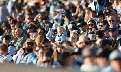  ?? Photograph: Tim Allsop/Getty Images ?? Thousands of NRL fans are without tickets for Saturday’s final between the Sharks and Roosters due to PointsBet Stadium’s limited capacity.