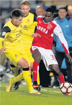  ?? Simon Cooper ?? New signing Liam Nolan, left, in action for Southport