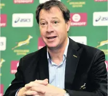  ??  ?? SA Rugby chief executive Jurie Roux. | BACKPAGEPI­X