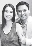  ??  ?? Senator Sonny Angara, Tootsy Angara