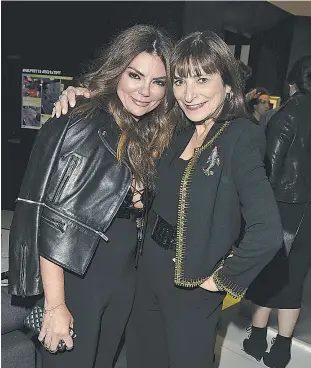  ??  ?? Natasha Koifman and Jeanne Beker ●