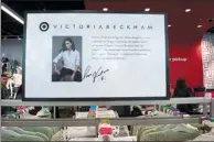  ?? AGENCE FRANCE-PRESSE ?? Victoria Beckham’s line is seen for sale at Target on April 10 in New York.