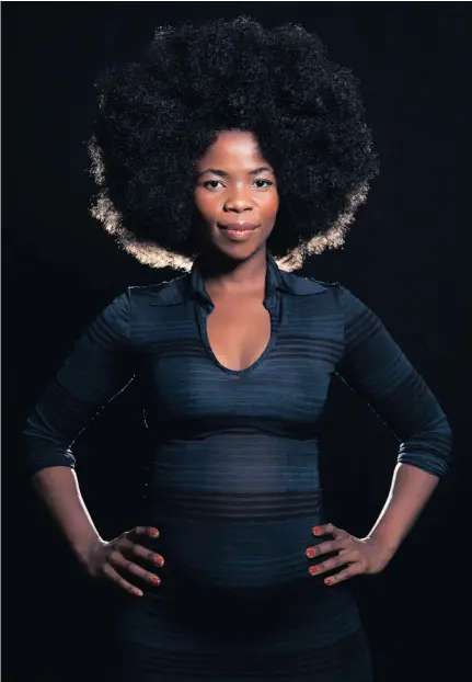  ??  ?? SHIPSHAPE:A new-look Zolani Mahola will be making her theatre debut in the new and original musical, Calling Me Home.