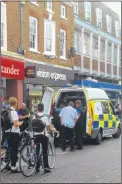  ??  ?? Police were called to a disturbanc­e in the High Street