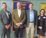  ?? Contribute­d ?? Pictured are Hamilton Health Care System officials, from left, Danny Wright, Jeff Myers, Todd Harrison and Kimberly Reynolds.