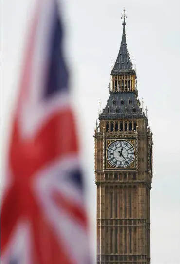  ?? Foto: AFP/Niklas Halle’n ?? Abgedrosch­en, aber wahr: Die Uhr tickt.