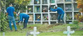  ?? / Jose Vargas ?? En el cementerio Las Mercedes de Dabeiba se han realizado tres jornadas de prospecció­n en el último año.