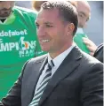  ??  ?? Legacy: Brendan Rodgers wants to keep building at Celtic