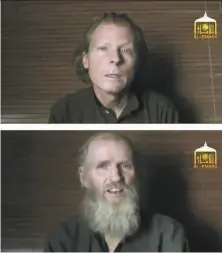  ?? Al-Emara ?? Australian Timothy Weeks (top) and American Kevin King spent more than three years in captivity. Both are teachers.