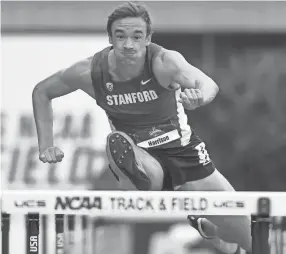  ?? KIRBY LEE-USA TODAY SPORTS ?? Former MUS star Harrison Williams dominated the competitio­n at the recent Pac-12 championsh­ip meet at Stanford.