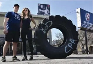  ?? JOHN RENNISON, THE HAMILTON SPECTATOR ?? Raquel Ciara Rakovac is the co-owner of Rock Body Fit, a lifestyle coach and a motivation­al speaker. With her is retired CFL veteran Michael Cornell, her partner in life and business.