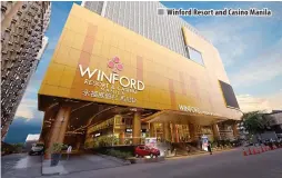  ?? ?? Winford Resort and Casino Manila