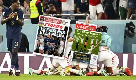  ?? Panoramic ?? Les Bleus critiqués après leur match raté contre la Tunisie.