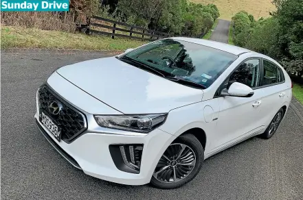  ??  ?? The Ioniq is hardly dynamicall­y exciting in any form, but the facelift does make a tangible difference.