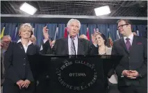  ?? FRED CHARTRAND/THE CANADIAN PRESS ?? Bloc Québécois Leader Gilles Duceppe talks about his return as party leader and says he is not being given a fair shake by the media and other observers outside Quebec.