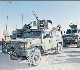  ?? EMAD ?? Fuerzas españolas en la misión de entrenamie­nto en Afganistán