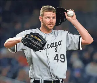  ?? NOAH K. MURRAY, USA TODAY SPORTS ?? Teammate Tyler Saladino says of Chris Sale, above, “His competitiv­e side is through the roof.”
