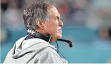  ??  ?? Bill Belichick’s Patriots could earn home-field edge. USA TODAY