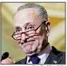  ?? AP/ALEX BRANDON ?? Senate Minority Leader Charles Schumer, responding to a Twitter remark by President Donald Trump, fired back, tweeting, “It’s time to stop tweeting and start leading.”