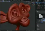  ??  ?? Blender’s sculpting workspace: just one of the specialist interface layouts available in Blender 2.80.