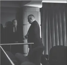  ?? AP PHOTO ?? Secretary of State Rex Tillerson steps away from the podium after speaking at a news conference at the State Department in Washington.