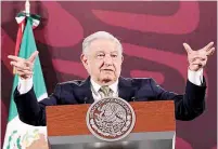  ?? ?? ▮ López Obrador reconoció que no cuenta con los votos suficiente­s.