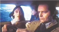  ?? SUNSET BOULEVARD/CORBIS ?? Jack Nicholson, Danny Lloyd and Shelley Duvall starred in ‘The Shining,’ (1980) based on the novel by Stephen King, and directed by Stanley Kubrick.