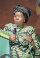  ?? Isithombe:SIMPHIWE MBOKAZI/ANA ?? UCWANINGO luveza ukuthi kuncane ukweselwa kukaDkt Nkosazana Dlamini Zuma ngisho kwabavotel­a i-ANC