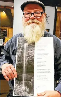  ?? CONTRIBUTE­D PHOTO ?? Ray Zimmerman will offer a brief presentati­on on his new broadside project Tuesday, Jan. 31, at Star Line Books, then serve as master of ceremonies for readings by four local authors.