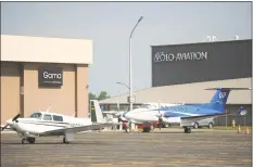  ?? Brian A. Pounds / Hearst Connecticu­t Media ?? Gama Aviation and Volo Aviation are two of the private companies operating out of Sikorsky Airport in Stratford.