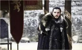  ??  ?? Kit Harington as Jon Snow in the Season 7 finale of HBO’s ‘Game of Thrones.’ Snow got into serious trouble for refusing to lie about his loyalties in the episode, but honesty can be an economic virtue. (AP)