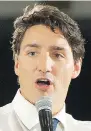  ??  ?? Justin Trudeau