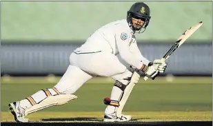  ?? Picture: GETTY IMAGES ?? STRONG PERFORMANC­E: South Africa’s Rilee Rossouw during the tour match against the Cricket Australia XI at the Adelaide Oval yesterday