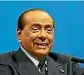  ??  ?? Silvio Berlusconi