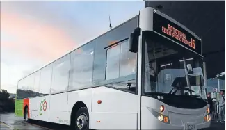  ?? Photo: FAIRFAX NZ ?? All aboard: Passengers board a bus run by Go Bus in Hamilton.