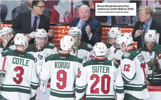  ?? PHOTO D’ARCHIVES, BEN PELOSSE ?? Bruce Boudreau lors d’un match au Centre Bell en 2016.