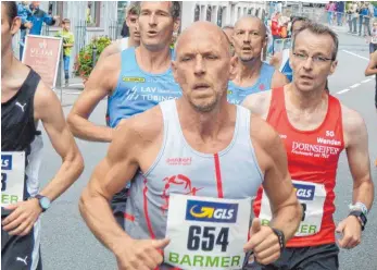  ?? FOTO: GENTNER ?? Steffen Böhm und seine Mitstreite­r zeigten sich in absoluter Topform.