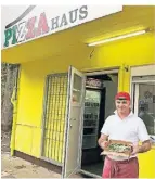  ?? FOTO: MBO ?? Mario Kaymann ist Mitarbeite­r im Pizzahaus in Garath.