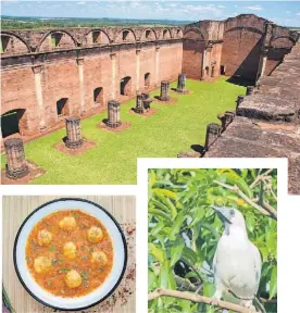  ?? ?? Angie Duarte fotografad­a em Tomar. Ministra veio dar a conhecer tesouros do Paraguai, da religião à gastronomi­a, também a natureza.