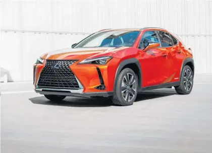  ??  ?? 2019 LEXUS UX LINE-UPUX 200 CVT FWD — $59,900 UX 200 F Sport CVT FWD — $69,900UX 250h ECVT FWD — $62,900 UX 250h F Sport ECVT FWD — $72,900UX 250h Limited ECVT FWD — $72,900UX 250h ECVT AWD — $65,900 UX 250h Limited ECVT AWD — $75,900