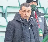  ??  ?? Hibs manager Jack Ross