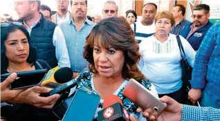  ?? /SOFI RAMÍREZ ?? Leticia Herrera Ale, presidenta municipal de GP