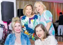  ??  ?? Peggy Abello, Diana Puche, Cherry de Lébolo e Isabel de Osío.