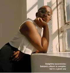  ?? ?? Delightful eccentrici­ty: Salvant’s album is complex, but in a good way