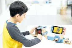  ?? SUPPLIED PHOTO ?? Nintendo Labo breaks ground with DIY accessorie­s.