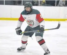  ?? JASON SIMMONDS/JOURNAL PIONEER ?? Kensington Wild forward Bennett MacArthur of Summerside.