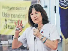  ??  ?? ► Ministra de Salud, Carmen Castillo.