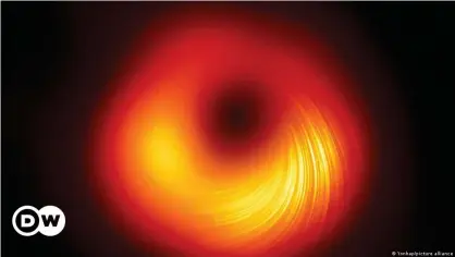  ?? ?? Imagen de un agujero negro dada a conocer el 25 de marzo de este año por el Instituto de Astronomía y Ciencias del Espacio de Corea del Sur.