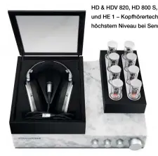  ??  ?? HD &amp; HDV 820, HD 800 S, HD 660 S und HE 1 – Kopfhörert­echnik auf höchstem Niveau bei Sennheiser!