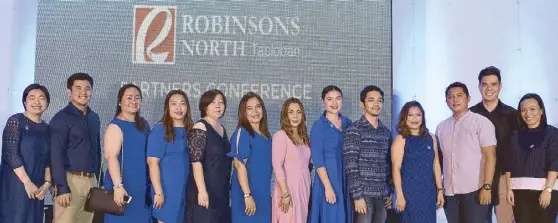  ??  ?? The hardworkin­g RLC team (from left) assistant lease manager Nina Rodriguez, Derrick Candelaria, Chone Delfin, senior lease manager Jenalyn Apostol, Ditas Taleon, Imee Bojos, lease manager Jaime Barrin, Robinsons North Tacloban mall operations manager...